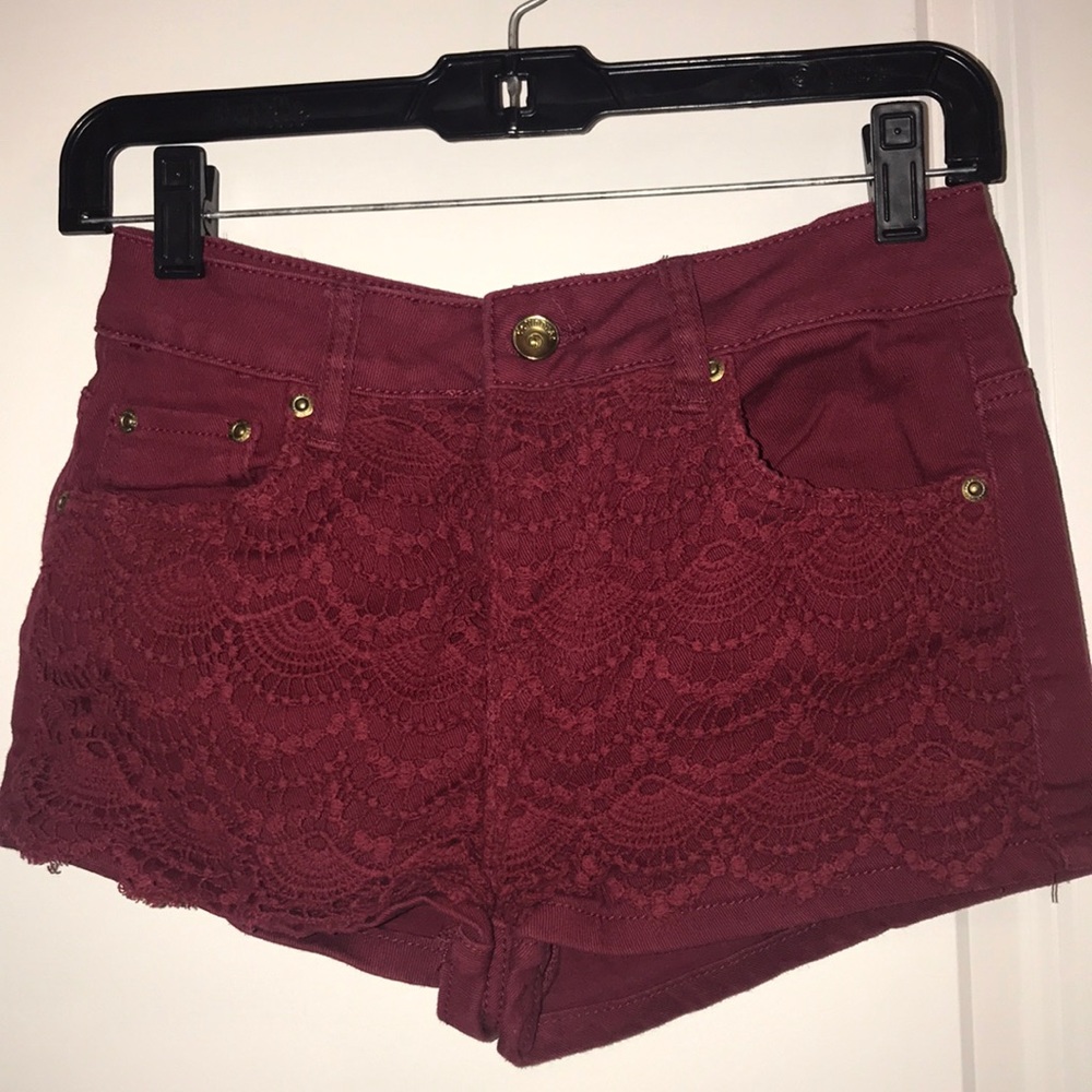 High waisted shorts